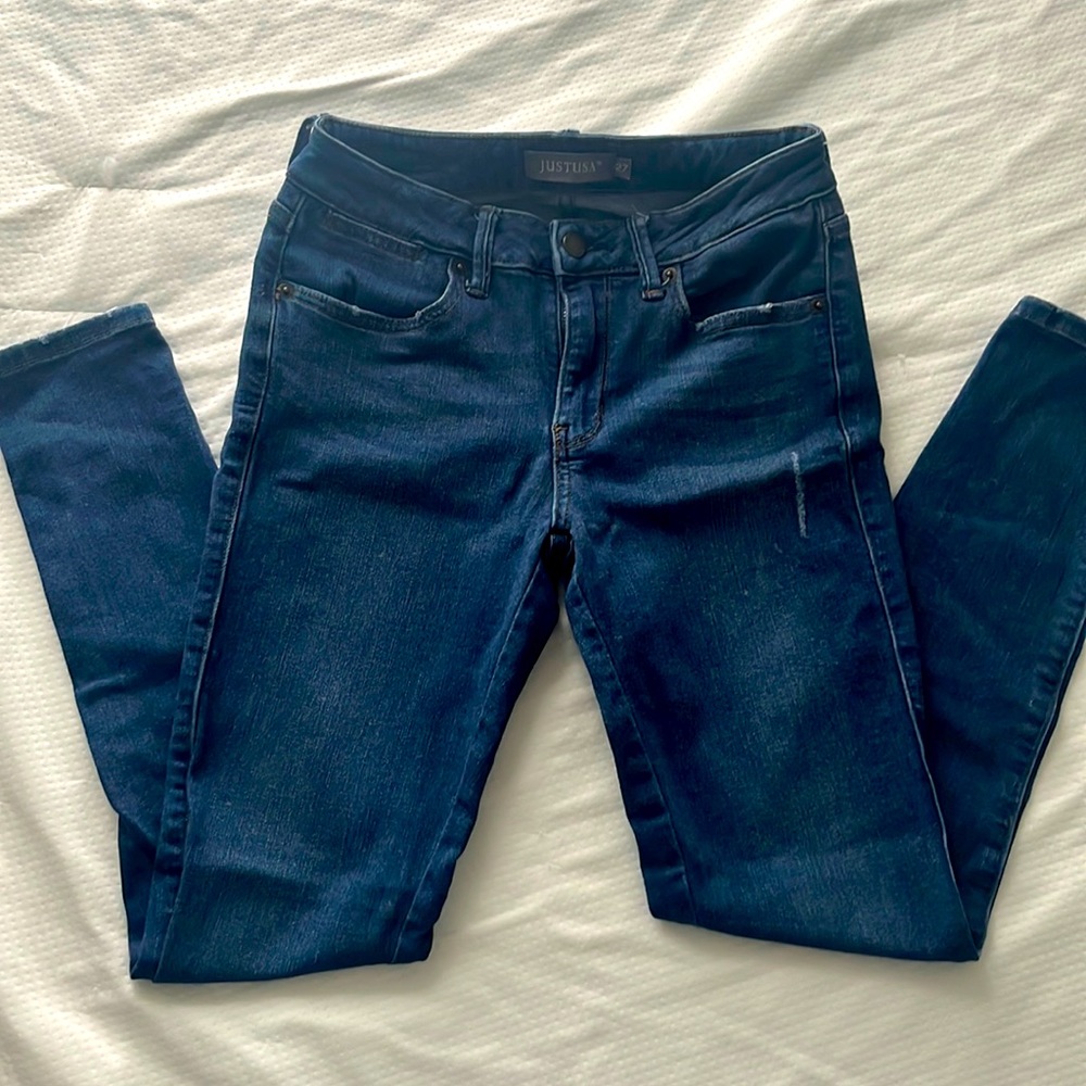 JustUSA brand jeans.